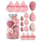 Makeup Sponge Set Manufacturer - 15 in 1 - 5 Popular Colors In A Bottle Wholesale