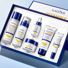 Skin Care Set Manufacturer - SADOER Vitamin E 6-piece - Brightening Moisturizing Organic Korean