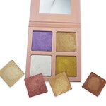 Highlighter Palette Manufacturer - 4/6 Colors DIY - No Logo Custom Vegan