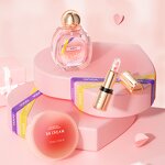 Perfume Set Manufacturer - Heart Box I Love You - Lipstick 2 in 1 Valentine's Day Gift
