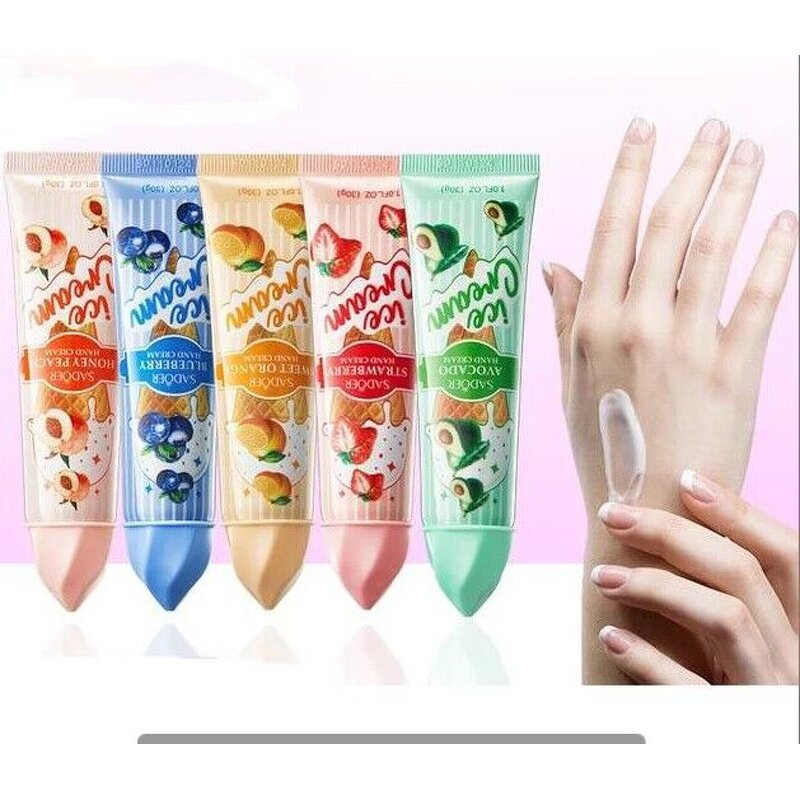 Hand Cream Set Manufacturer - SADOER 5 in 1 - Moisturizing Whitening Blueberry Fruit