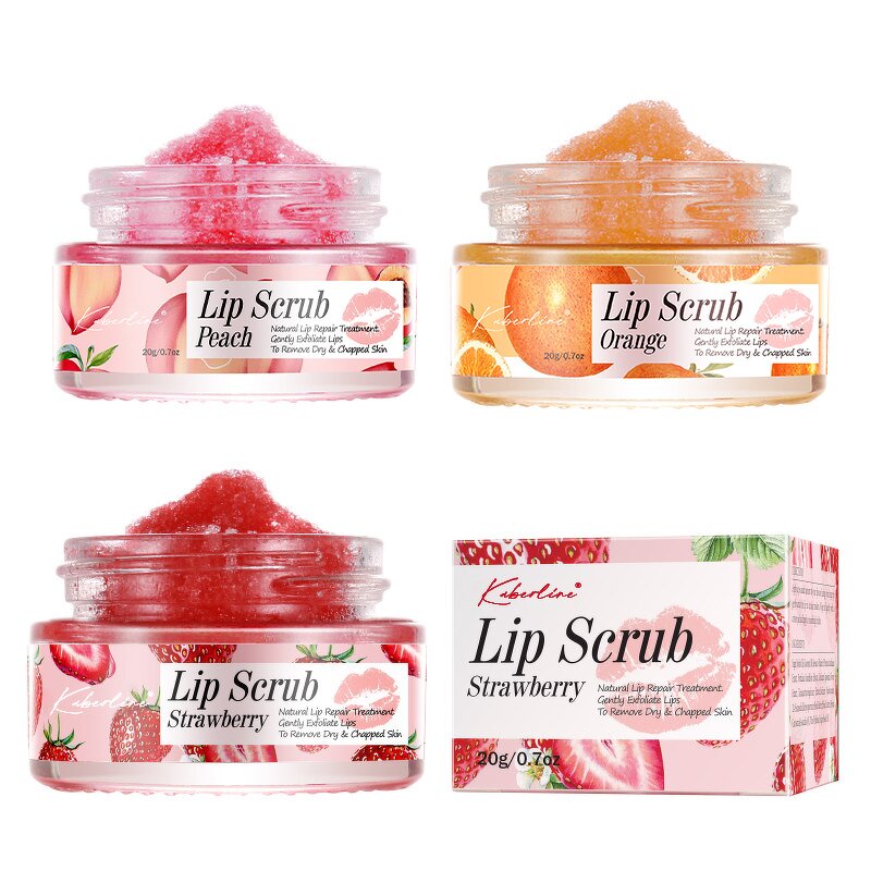 Lip Scrub Manufacturer - Wholesale Strawberry Peach Orange - Vegan Organic Custom Private Label