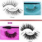 Eyelashes Manufacturer - Mink 1pair V Shape - Invisible Plastic Cotton Wholesale