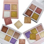 Highlighter Palette Manufacturer - 4/6 Colors DIY - No Logo Custom Vegan