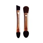 Eyeshadow Brush Manufacturer - Custom Metal Handle Nylon Hair - Double Ended High Quality