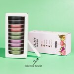 Facial Mask Manufacturer - Organic Clay Kit - Turmeric Green Tea Pink Rose Acne Private Label