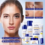 Skin Care Set Manufacturer - SADOER Vitamin E 6-piece - Brightening Moisturizing Organic Korean