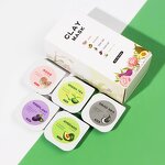 Facial Mask Manufacturer - Organic Clay Kit - Turmeric Green Tea Pink Rose Acne Private Label