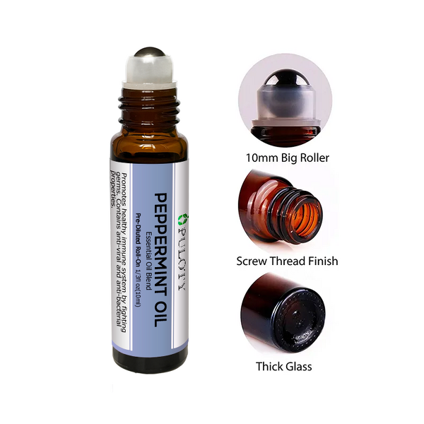 Essential Oil Manufacturer - OEM Factory Customize Roll on 0.33oz 10ml - Orange Bergamot Tea Tree Eucalyptus Peppermint Lavender Oil
