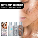 Body Glitter Gel Manufacturer - Vegan Cream Skin-Friendly for Party Makeup Glossy Decorations