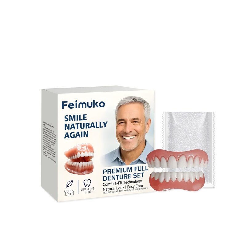 Denture Kit Manufacturer - Resin Teeth Whitening Comfortable Fit Natural Look