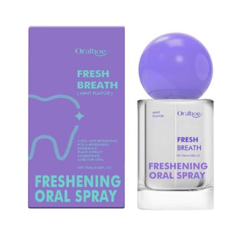 Breath Freshener Manufacturer - Portable Oral Spray with Lemon Peach Mint Flavors