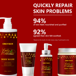 Body Care Gift Set Manufacturer - Christmas Limited Edition - Moisturizing Lotion Exfoliating Scrub Nourishing Balm Body Wash