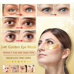 Eye Mask Patches Manufacturer - 24K Gold - Organic Hyaluronic Collagen Vitamin Anti Wrinkle OEM Supply