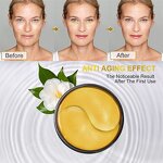 Eye Mask Patches Manufacturer - 24K Gold - Vegan Peptides Vitamin C Collagen Anti Wrinkle Sheet OEM