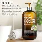 Conditioner Manufacturer - OEM Virgin Coconut Avocado - Detangling Soothing Dry Scalp Dandruff Relief