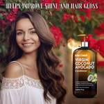 Conditioner Manufacturer - OEM Virgin Coconut Avocado - Detangling Soothing Dry Scalp Dandruff Relief