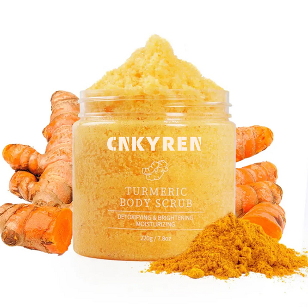 Body Scrub Manufacturer - Turmeric Salt - Vegan Cream Whitening Herbal Face Body Exfoliation Wholesale