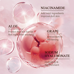 Body Wash Manufacturer - OEM Grape Antioxidant - Niacinamide Hyaluronic Acid Dull Skin Perfumed