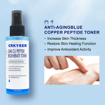 Skin Care Set Manufacturer - Ghk-Cu Custom - Blue Copper Peptide Serum Lotion Toner Face Body