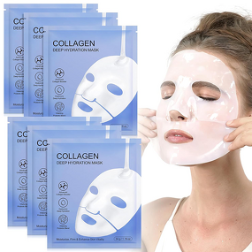 Facial Sheet Mask Manufacturer - Collagen Deep Hydration - Hyaluronic Acid Rejuvenating Overnight Vitamin E