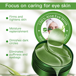 Eye Mask Patches Manufacturer - Organic Aloe - Vegan Collagen Peptides Anti Wrinkle Dark Circle Banishing