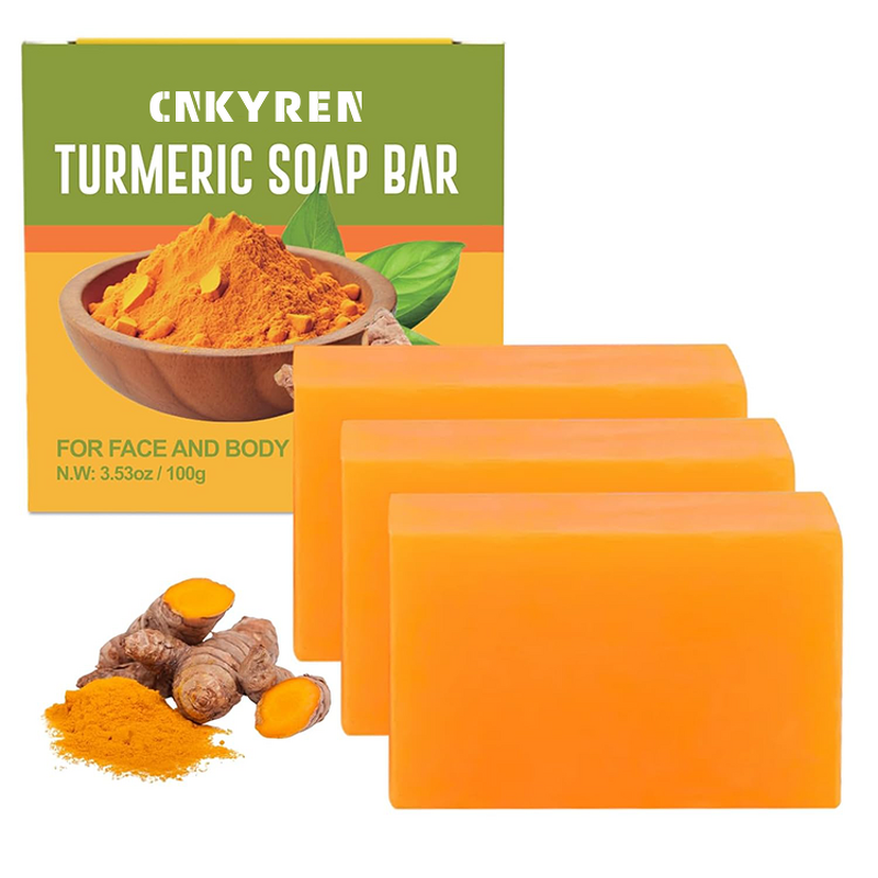 Whitening Soap Bar Manufacturer - Organic Handmade - Turmeric Bath Soap Moisturizing Exfoliating Glowing Skin