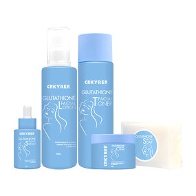 Face Care Set Manufacturer - Collagen Glutathione - Whitening Serum Anti Age Brightening Cream Lotion Set