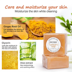 Soap Bar Manufacturer - Organic Ginger Aloe - Turmeric Wholesale Soothing Clean Glycerin Body Care
