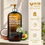 Conditioner Manufacturer - OEM Virgin Coconut Avocado - Detangling Soothing Dry Scalp Dandruff Relief