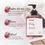 Body Wash Manufacturer - OEM Grape Antioxidant - Niacinamide Hyaluronic Acid Dull Skin Perfumed