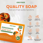 Soap Bar Manufacturer - Organic Persimmon - Body Odor Control Brightening Gentle Dark Areas All Over Body