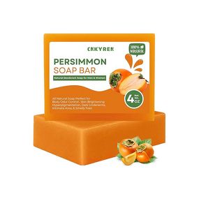 Soap Bar Manufacturer - Organic Persimmon - Body Odor Control Brightening Gentle Dark Areas All Over Body