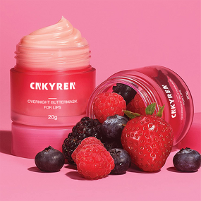 Lip Mask Manufacturer - Sweet Strawberry Premium - Night Repair Crystal Vegan Organic Whitening Firming