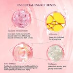 Eye Gel Patches Manufacturer - Rose Vegan - Collagen Sodium Hyaluronate Moist Smooth Reduced Wrinkles