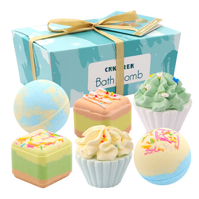 Bath Fizzies Manufacturer - Sweet Orange Cherry Vanilla - Gift Box Relaxing Moisturizing Whitening