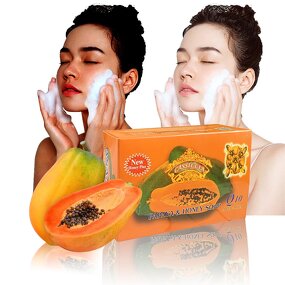 Soap Manufacturer - Organic Tamarind Papaya Honey Black Skin Whitening Lightening Q10 Oval Kojic