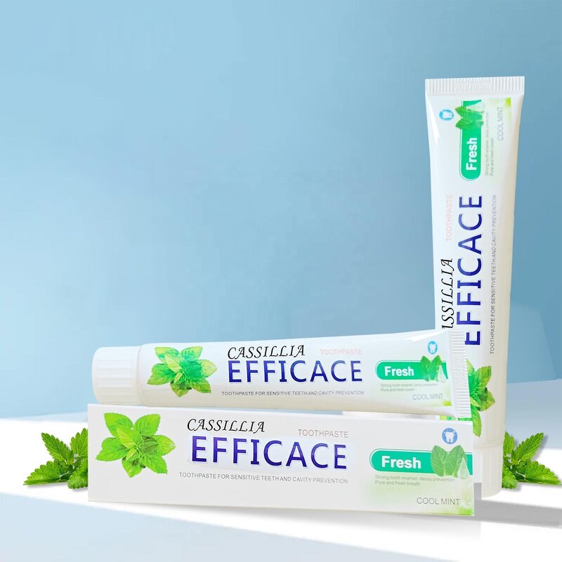 Toothpaste Manufacturer - Organic Herbal Cool Mint Fresh Strong Tooth Enamel Whitening Sensitive Teeth Cavity Prevention