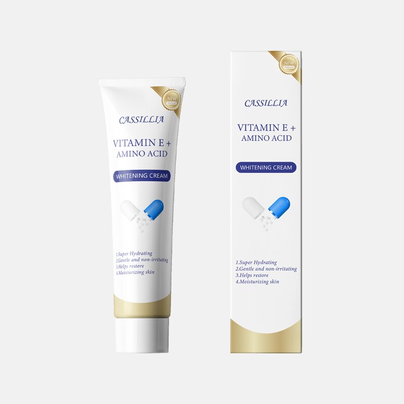 Face Cream Manufacturer - Whitening Brightening Vitamin E Collagen Glycerin for Acne-Prone Skin & OEM