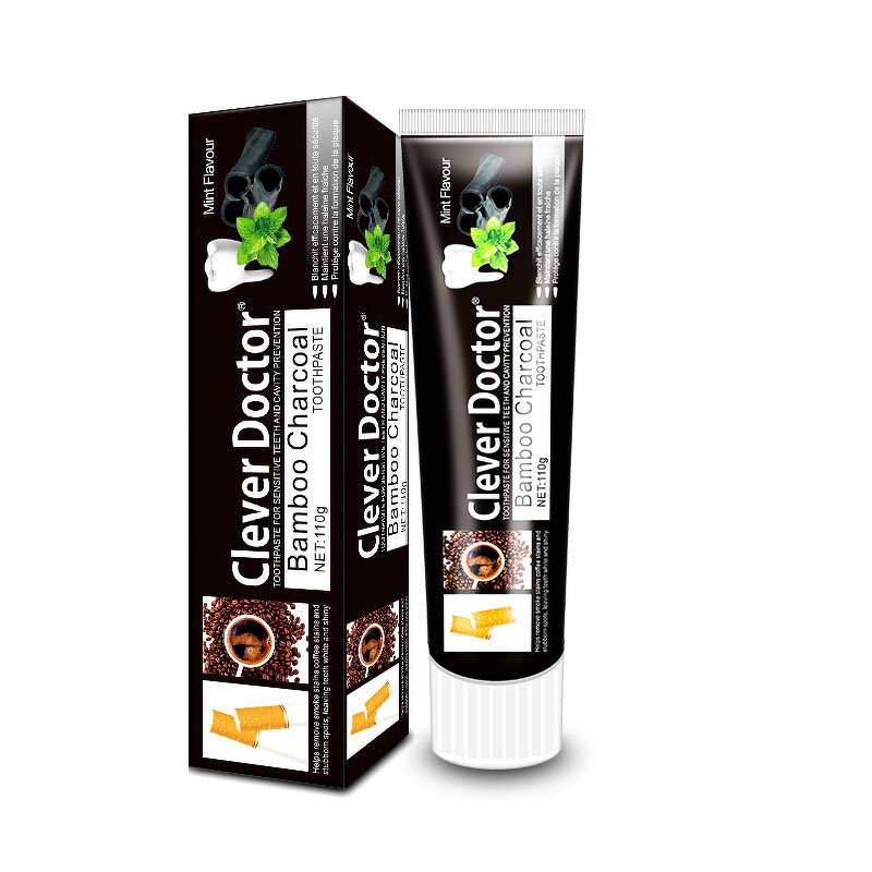 Toothpaste Manufacturer - Manufacturer Pate Dentifrice a Charbon Whitening Biodegradable Optic White Bright up Bamboo Herbal