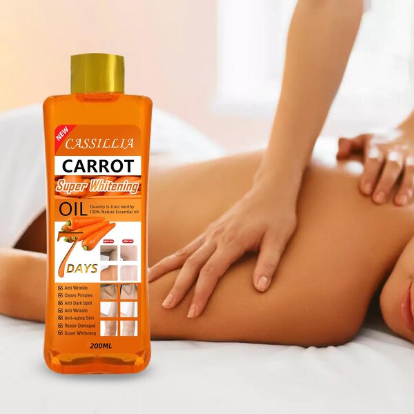 Body Oil Manufacturer - 100% Natural Pure Essential Oil Whitening Anti-aging Carrot Oil Skin Care Lightening