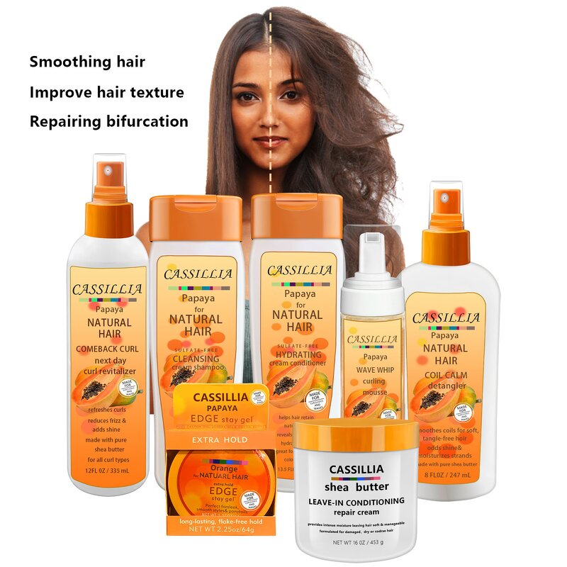 Hair Care Set Manufacturer - Hair Care Products Set Shea Butter Natural Organic Herbal Hair Moisturizing