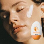 Sunscreen Cream Manufacturer - Private Label Natural Sunscreen SPF 60 Long Lasting Waterproof Moisturizing Women
