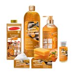 Spa Gift Set Manufacturer - Natural Organic Turmeric Exfoliating Scrub 7 Days Brightening Face Body