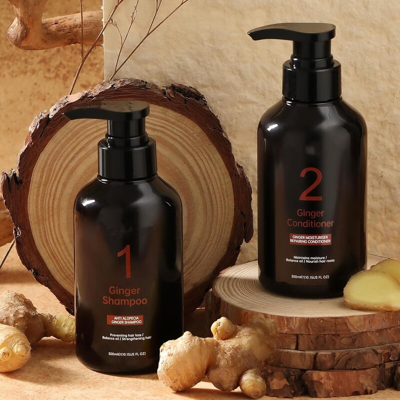 Hair Shampoo Manufacturer - Ginger Herbal Moisturizing Anti-Dandruff for Oily Fluffy Growth Regrowth