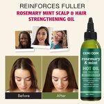 Hair Growth Oil Manufacturer - Rosemary Mint Scalp Care Natural Hot Oil Treatment Massage