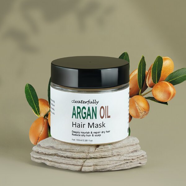 Hair Mask Manufacturer - 500ml Natural Organic Moroccan Argan Oil for Damaged Dry & OEM/ODM