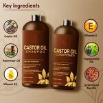 Hair Shampoo Set Manufacturer - Professional Castor Oil Sulfate Free Anti Loss Growth Vegan & Private Label