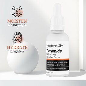 Face Serum Manufacturer - Formulated With Ceramide Hyaluronic Acid for Deep Soothing Hydration Accept OEM ODM & Custom Logo