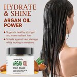 Hair Mask Manufacturer - 500ml Natural Organic Moroccan Argan Oil for Damaged Dry & OEM/ODM